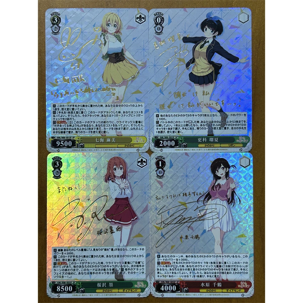 Personnages d'anime location petite amie Ichinose Chizuru bricolage fait maison Xtreme texture jouets carte de Collection cadeau d'anniversaire de noël