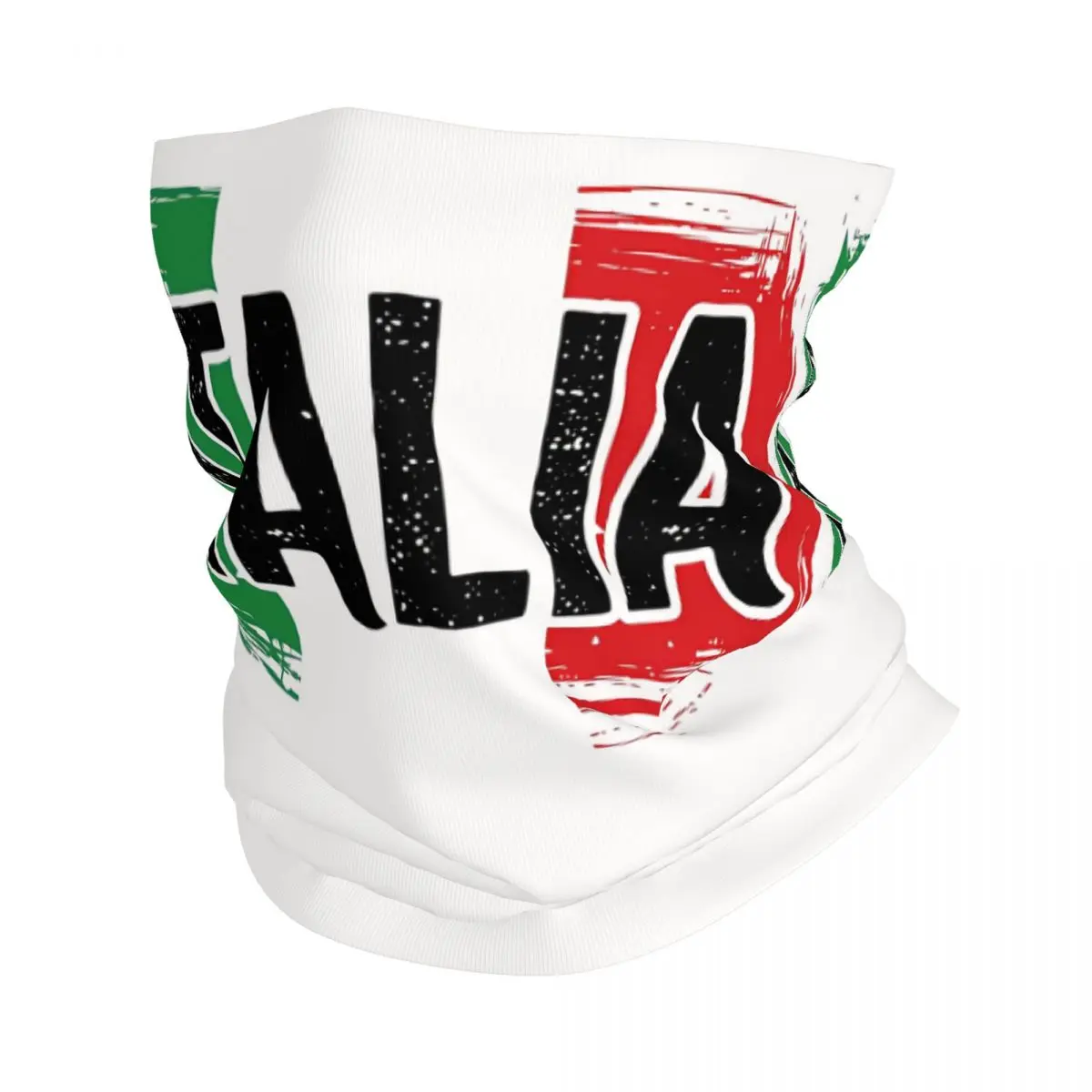 

Бандана с итальянским флагом, накидка на шею, шарф с принтом, многофункциональный тонкий шарф унисекс для езды на велосипеде и езды