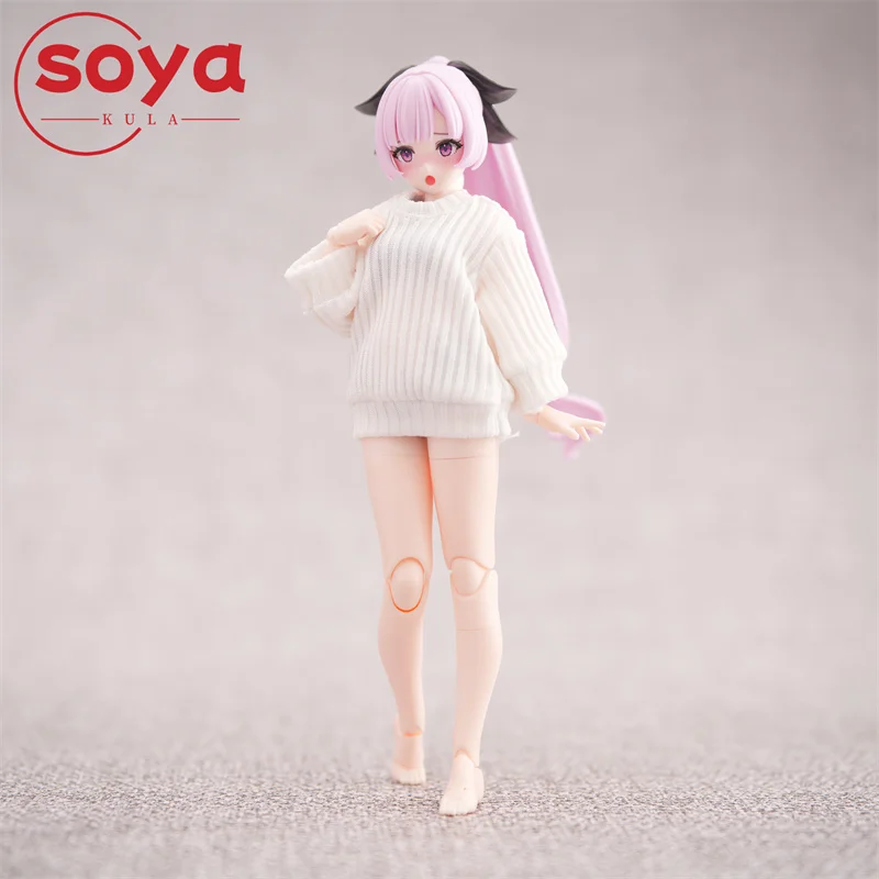 Sweat-shirt tricoté à l'échelle 1/12, vêtements, modèle adapté aux poupées corporelles de figurine d'action féminine de 6 pouces