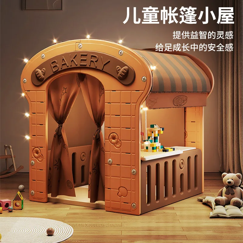 Children's tent indoor home baby playhouse dollhouse house sleeping in separate beds