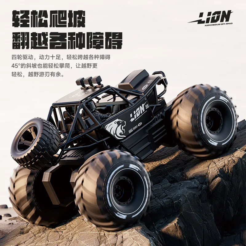 2026 New 4WD RC Stunt Car 2026 New Version 360° Rotation Double Sided Driving LED Lights Waterproof Toy Truck Boys Birthday Gift