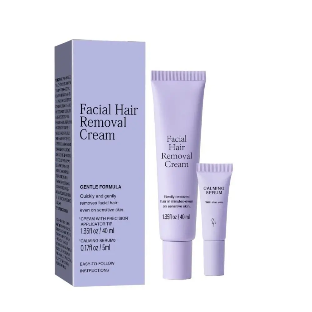 

Moisturizing Hair Removal Cream Comfortable Gentle Formula Facial Hair Removal Safe for Sensitive Skin Body Care Cream
