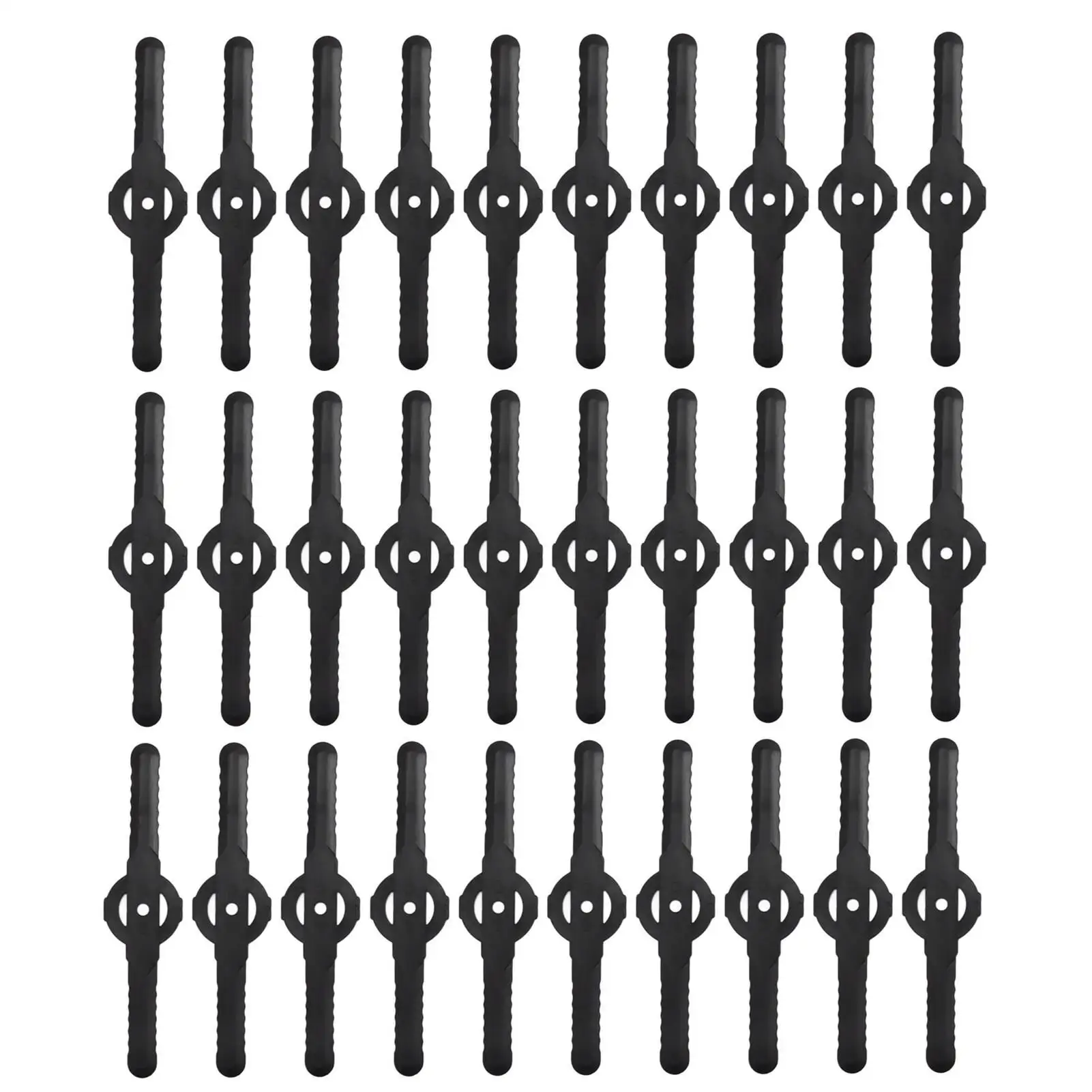 

30PCS Electric Lawn Trimmer Blades Replacement Long Cutting Accessories for garden Lawn Care