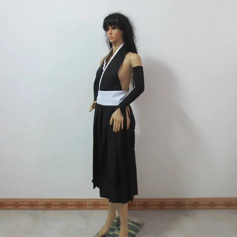 

ff34Soi Fon кимоно для рождественской вечеринки, Хэллоуина, униформа, костюм для косплея, любой размер на заказ