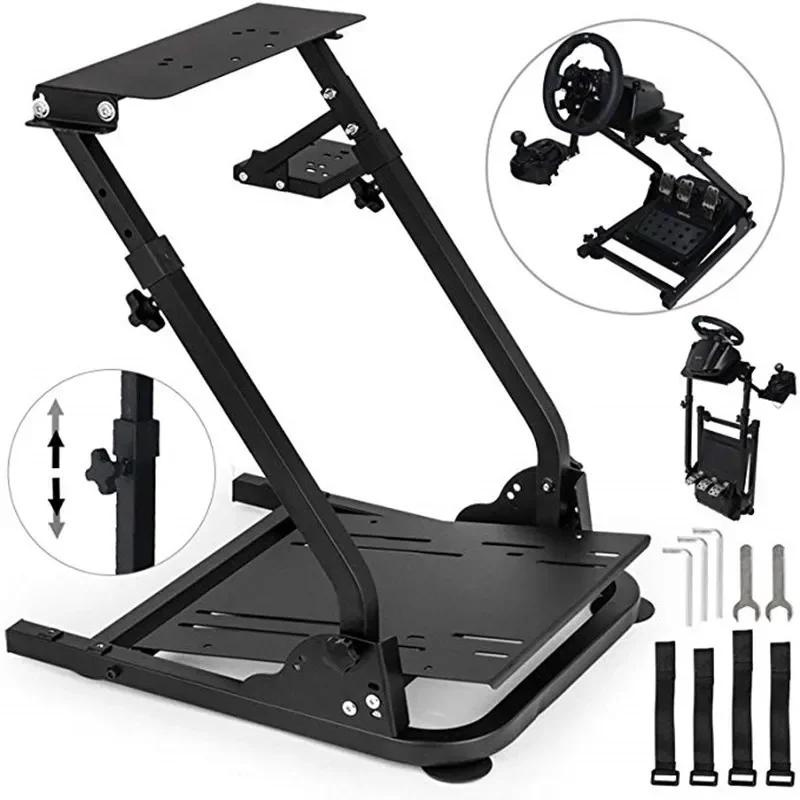 New Upgraded Folding Racing Simulation Game Steering Wheel Bracket for CSW G29 G27 T300 T500 FANATEC