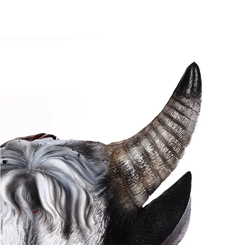 PU Foam 3D Realistic Animal Cow Head Mask Carnival Easter Party Performance Prop Half Face  Halloween Mask Cosplay Mask - view 6