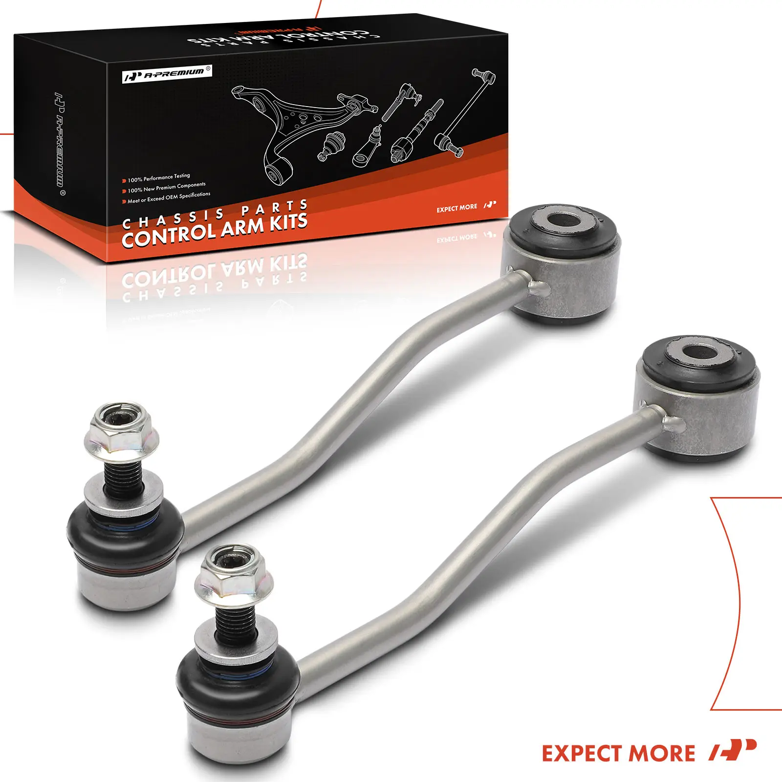 A-Premium 2x Rear Left & Right Sway Bar Stabilizer Link for Jeep Wrangler 2018-2024