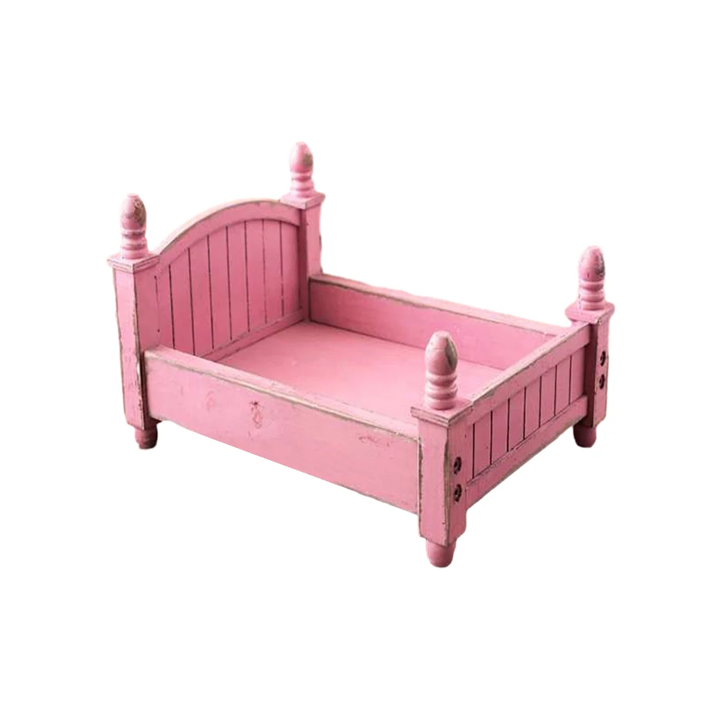 

Wood Baby Newborn Infant Photography Prop Decorative Solid Color ulation Nonslip Replacement Bed Decor Ornament