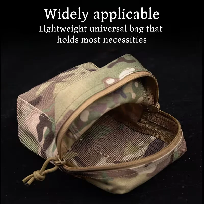 

MOLLE Lightweight GP zipper sundries storage vertical large-capacity bag