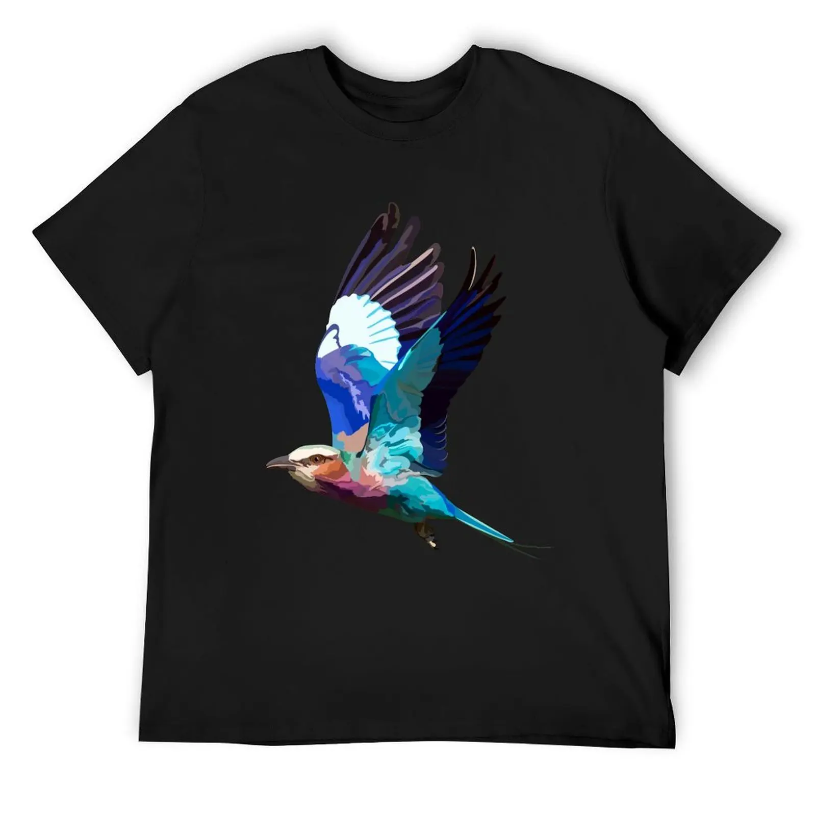 L is for Lilac Breasted Roller T-Shirt man clothes man t shirt graphics plain fruit of the loom mens t shirts