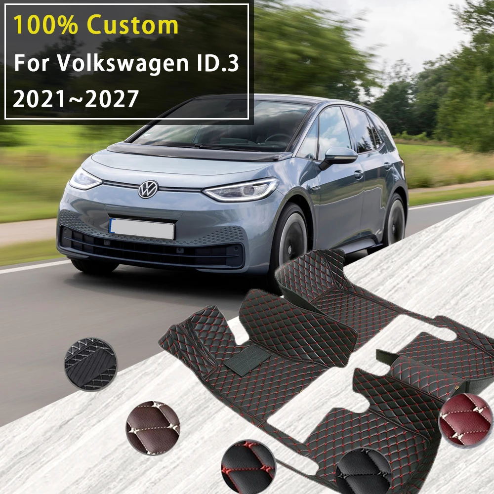 

Car Floor Mats For Volkswagen ID.3 VW ID3 E11 E12 2019-2026 Waterproof Rugs Carpets Full Set Auto Interior Part Accessories 2025