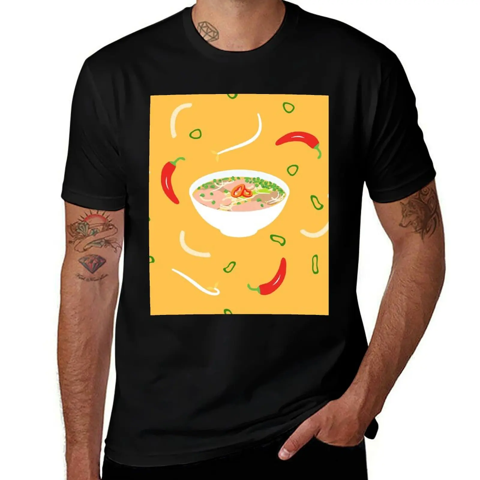 

Vietnamese Pho T-Shirt man t shirt luxury t shirts cotton 100%