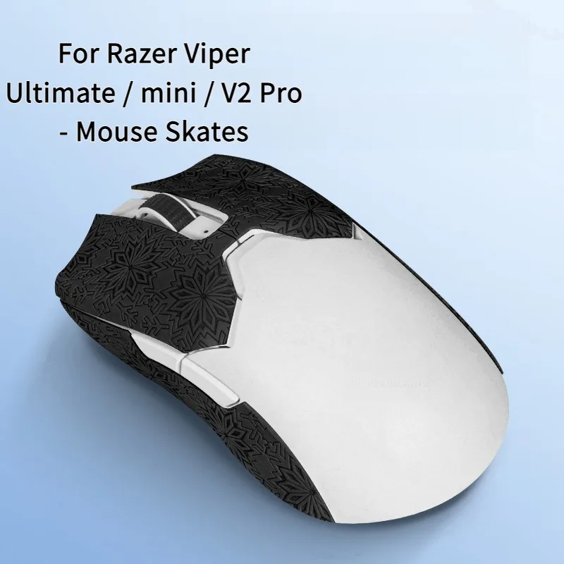 

For Razer Viper Ultimate / mini / V2 Pro - Sweat proof Grip Tape, Snowflake Design