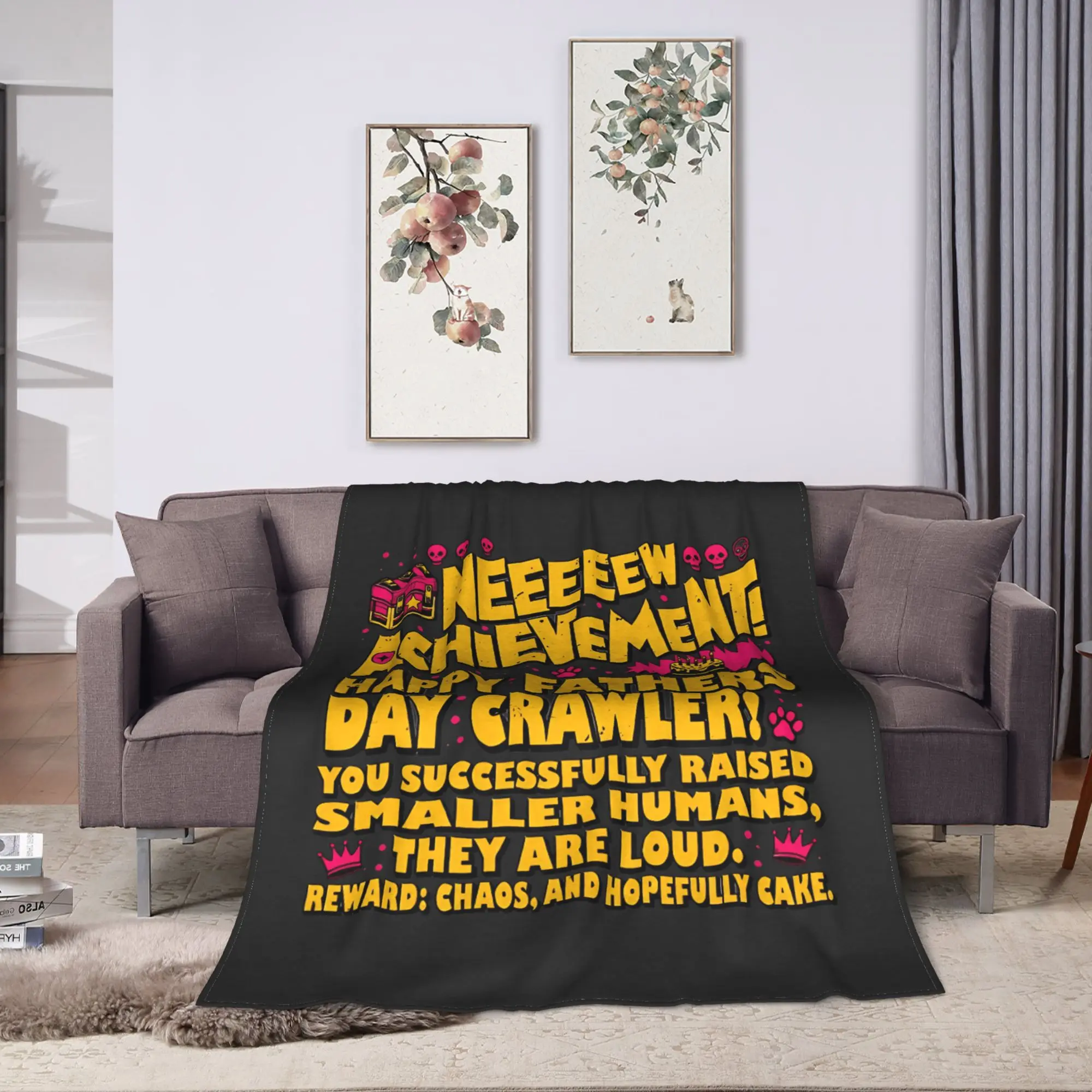 Soft BlanketBoy Girl Airplane Travel Dungeon Crawler Carl New Achievement Throw Blanket  Flannel Novelty Sofa Bed Cover