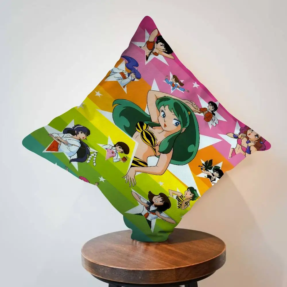 Anime Game U-Urusei Yatsura Pillow Anime Pillow Sofa Bed Head Pillow Cover Cushion Cover 45x45 cm Fashion