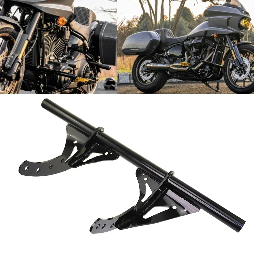 Motorcycle Front Highway Engine Guard Bumper Crash Bar Protection For Harley Softail Low Rider FXBB FXLR Street Bob 2018-2023