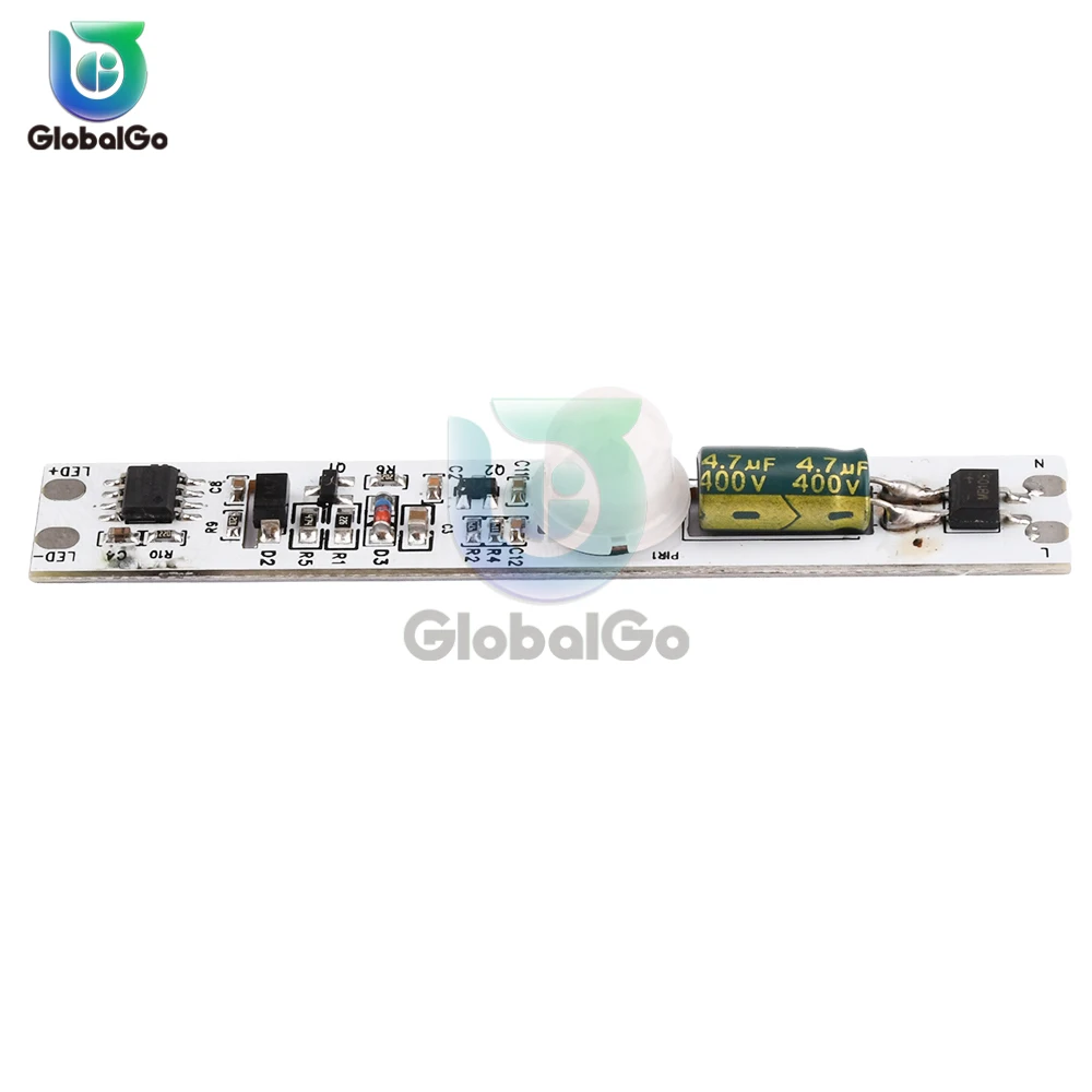 DC110V-280V saklar Sensor gerak PIR tegangan tinggi, saklar pengontrol detektor Sensor tubuh induksi inframerah IR