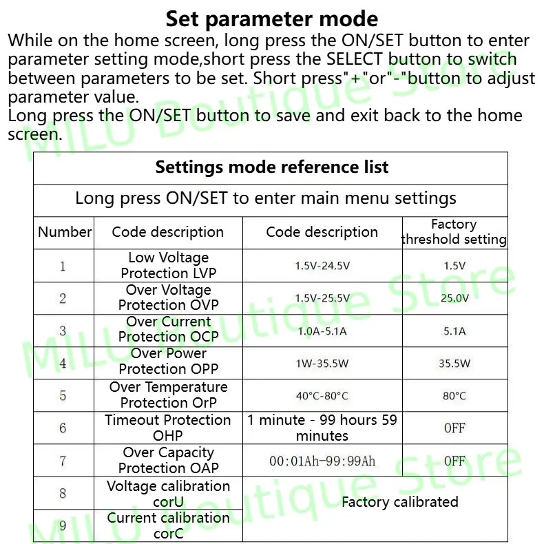 FX25-25W Battery capacity tester Voltage and current constant current electronic load USB power detector adjustable resistor