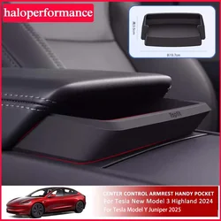 Modello 3 + 2024 scatola portaoggetti per bracciolo centrale per Tesla Model 3 Highland occhiali per auto multifunzionali accessori per custodia per telefono