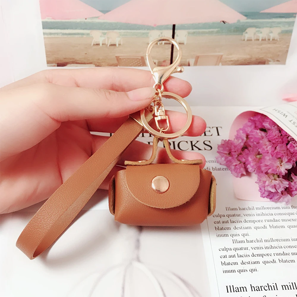 Women Korean Creative Car Accessories Cute Purse Pendant Keyring Bag Keychains Mini Bag