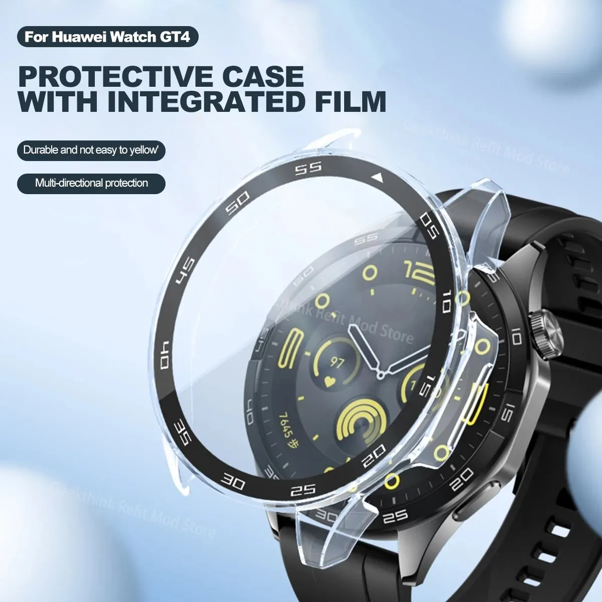 PC Case Glass for Huawei Watch GT 4 46mm 41mm / GT4 46 41 mm Smart Watch Accessories Full Cover Protective Hard Cases image 4