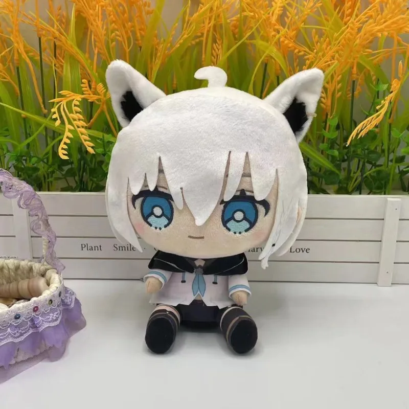 

Мягкая плюшевая игрушка-брелок Hololive Cute Shirakami Fubuki, 12 см, для детей, фанатов, косплея, подарков на день рождения и праздники, коллекционная