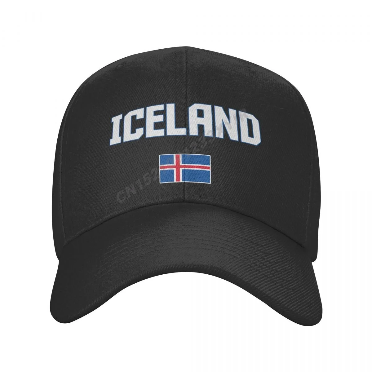 Baseball Cap Iceland Flag Wild Sun Shade Peaked Adjustable Caps for Men Women Print