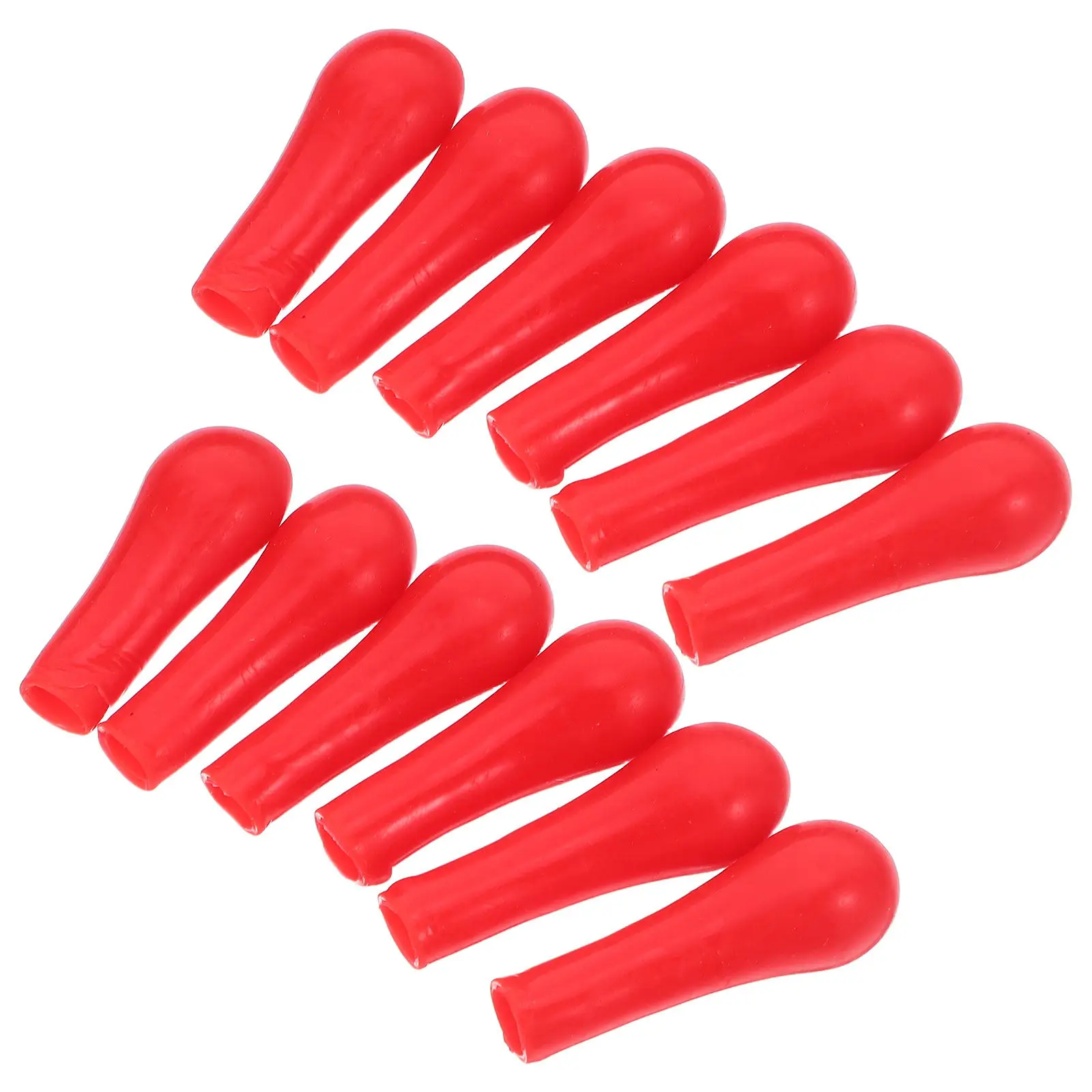 120Pcs Red Pipette Bulb Caps Latex Dropper Head Caps Laboratory Liquid Transfer Tools Replacement for Pipette Bulb Accessories
