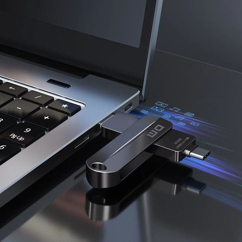 محرك أقراص فلاش صلب عالي السرعة DM US580-Type C، سرعة نقل تصل إلى 530 ميجابايت/ثانية #5