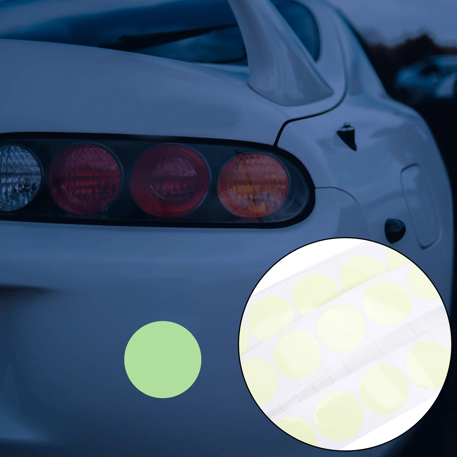100pcs Self Luminous Tape Bright Fluorescent Glow Sticker Uv Blacklight Decal For Party Construction Marking - Image 3