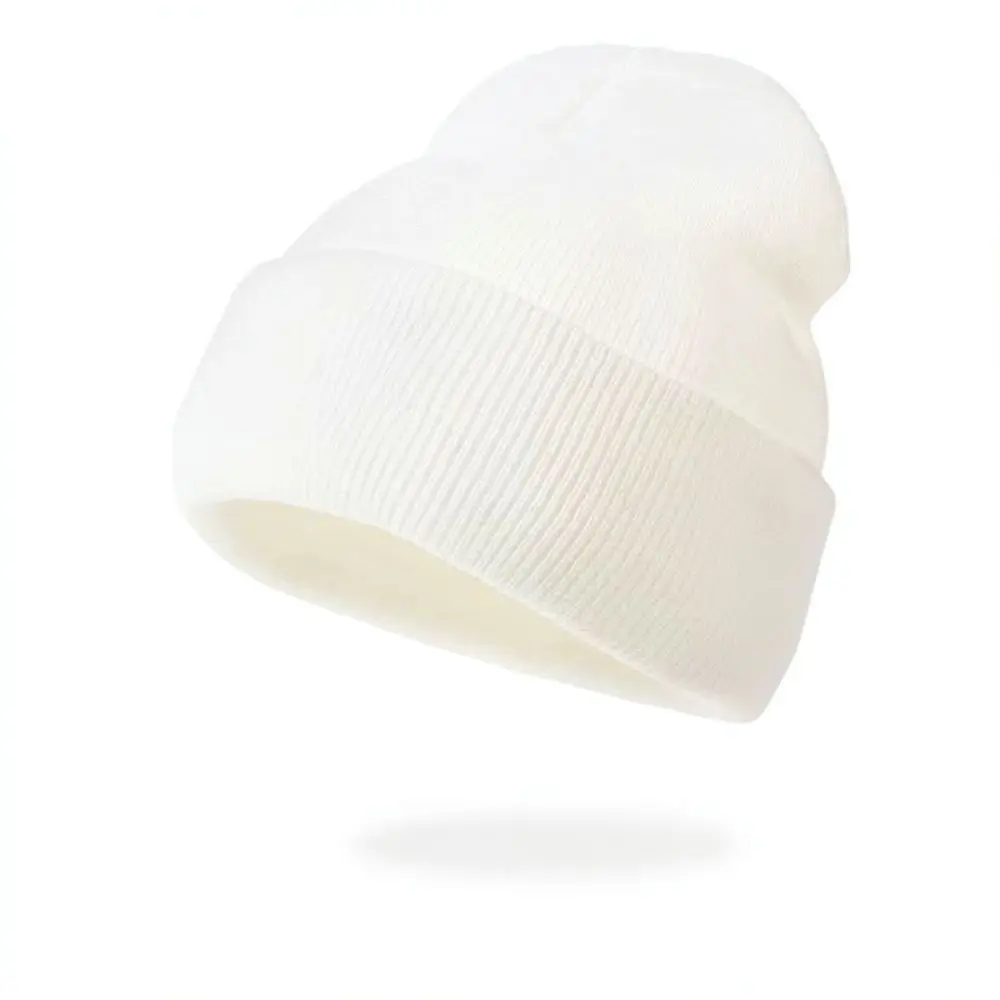 Fashionable Funny Expression Embroidery Beanie Hat Unisex Winter Warm Cap Casual Street Style Soft Acrylic Knitted Hat
