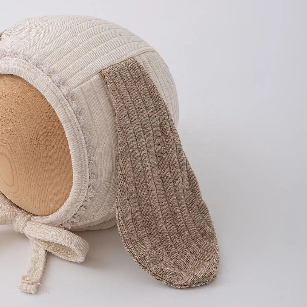

INS Cute Baby Ear Protection Hats Long Ear Sweet Baby Fetal Cap Breathable Soft Warm Hats Children