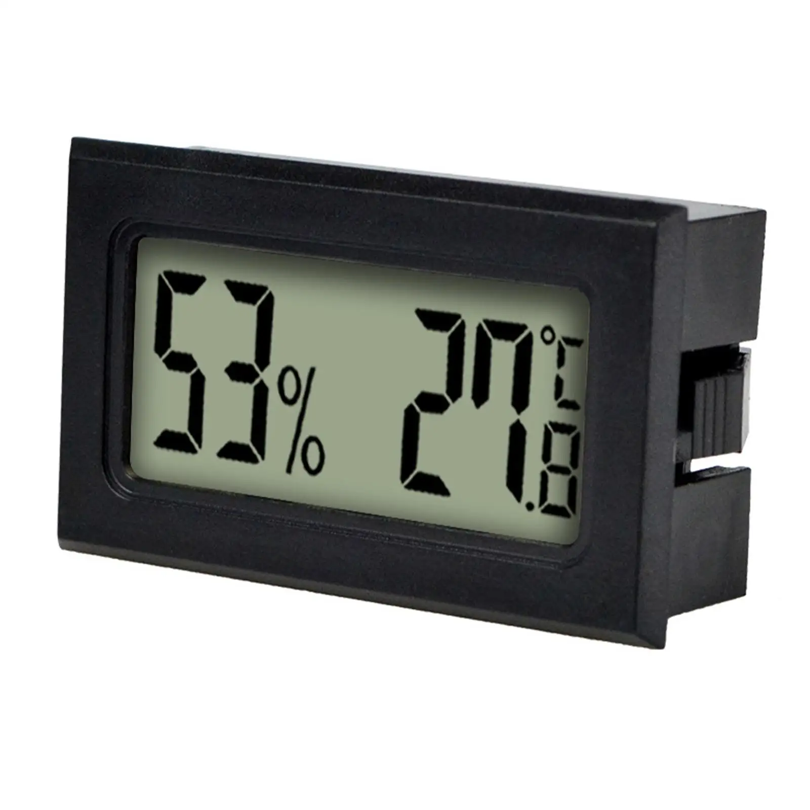 Termómetro LCD, Sensor de Temperatura Digital, Medidor de Humedad Interior y Exterior, Mini Termómetro/Higrómetro Electrónico Integrado
