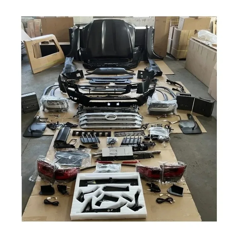 

Car Front Rear Bumper Facelift Wide Conversion Bodykit Body Kit LC200 Upgrade To LC300