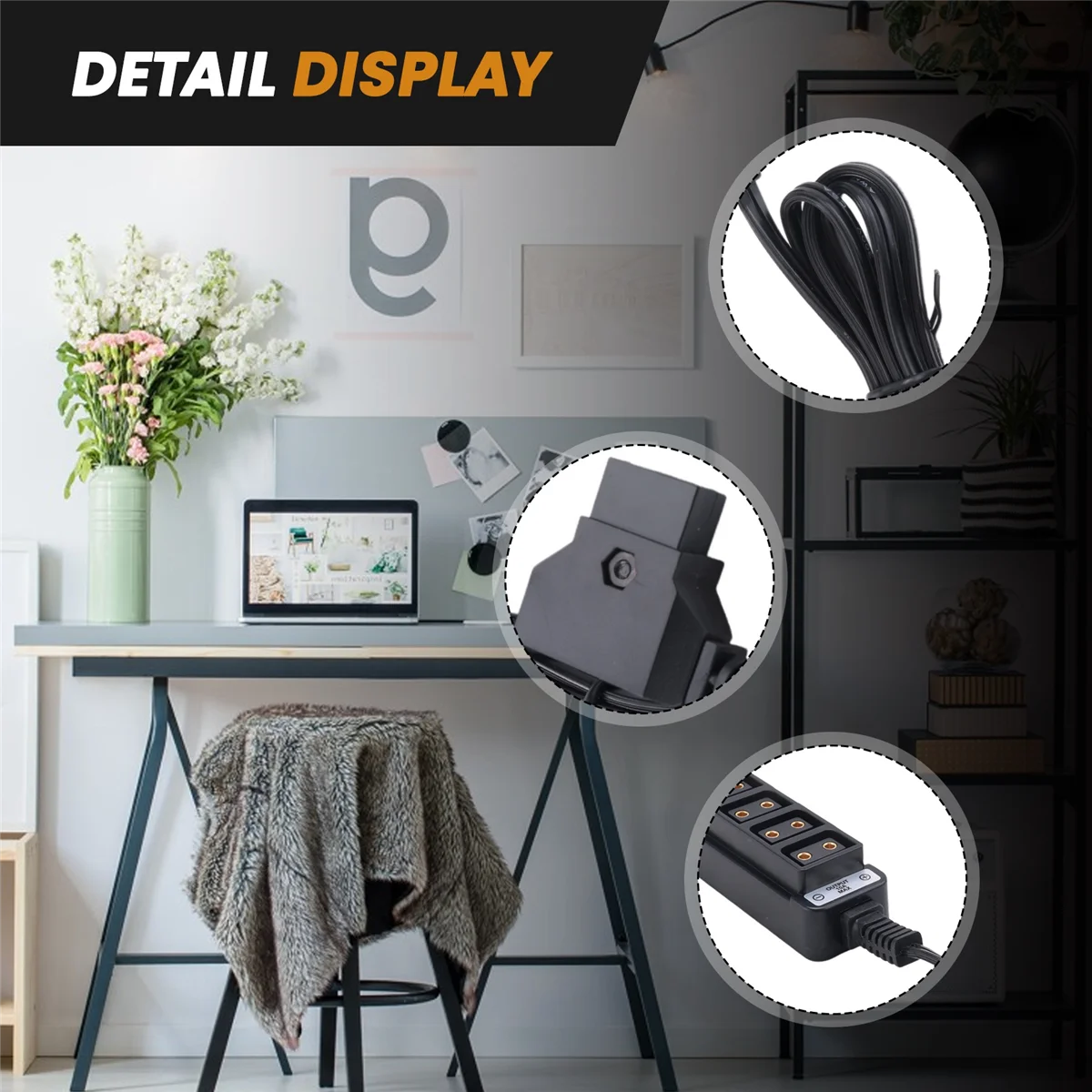 D-탭 수-4 포트 P-탭 암 카메라 전원 공급 장치 디스트리뷰터, DTAP 포웨이 스플리터 ABGI