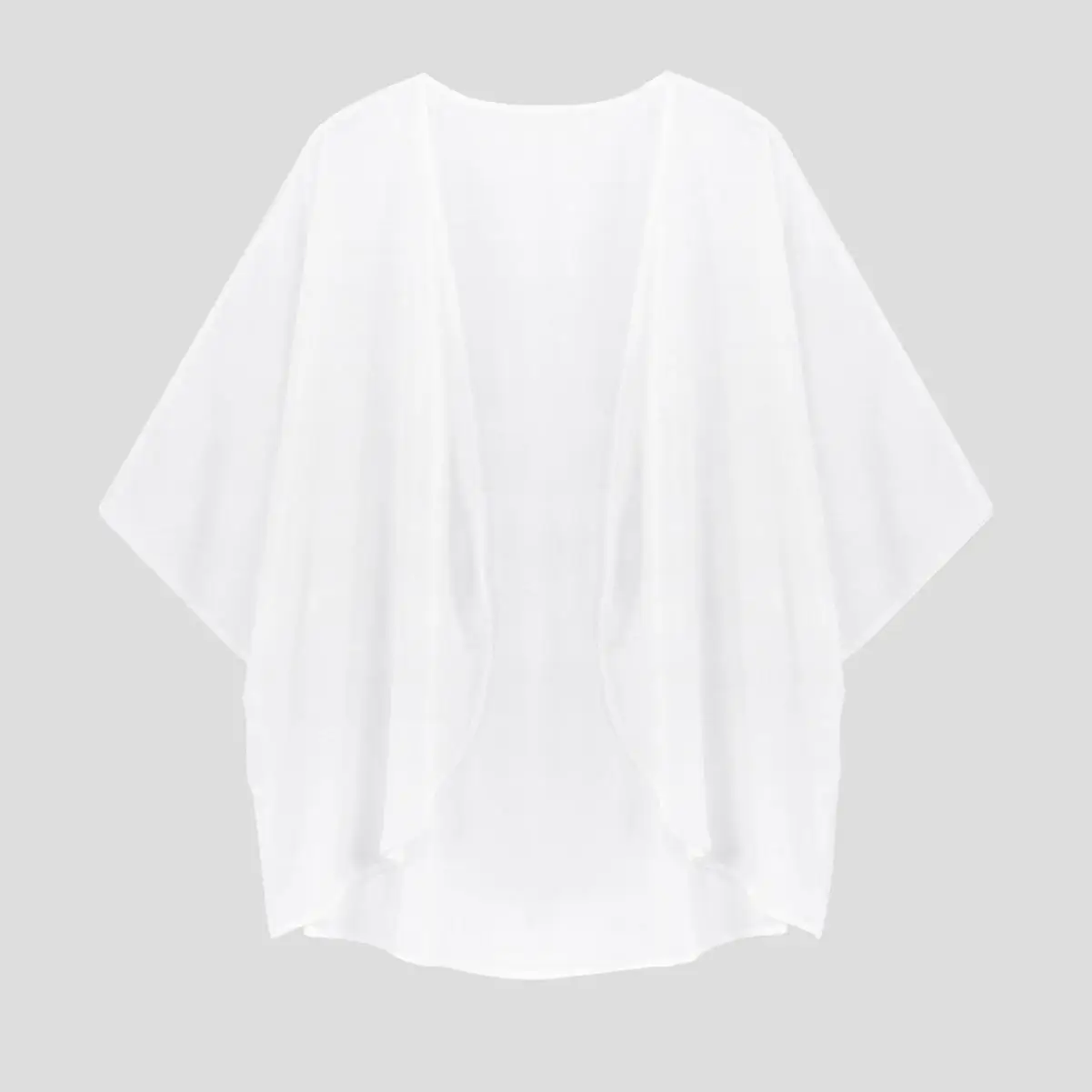 

Женская пляжная накидка с защитой от солнца irt Clean Color Thin Spring Season Long Sve Batwing Sve Faionable Верхняя одежда