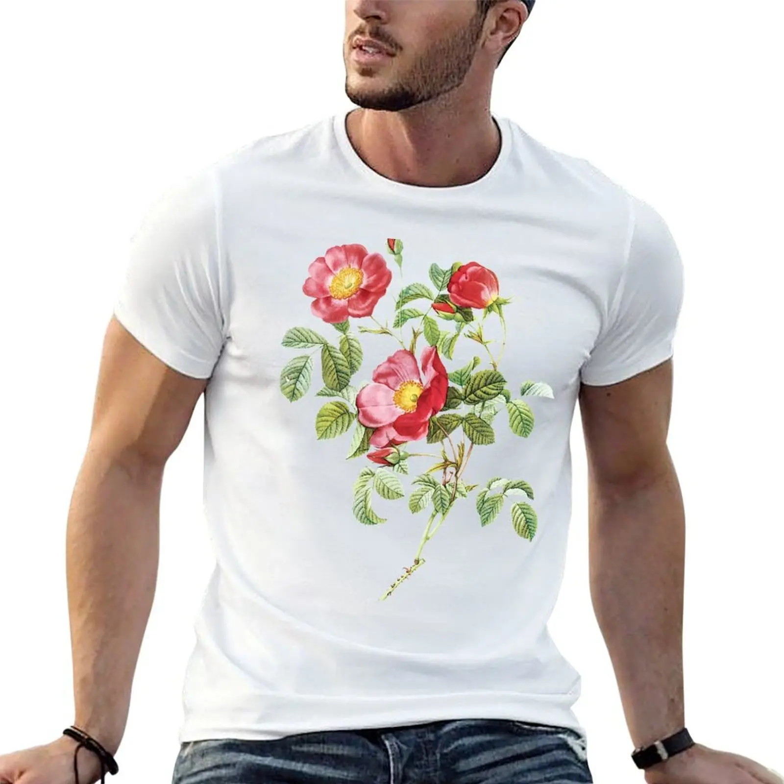 Vintage - Flower - Camellia by Redoute T-Shirt plain graphic t shirt vintage t shirts for men pack