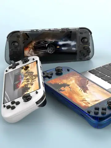 New R50S Retro Handheld Game Console 5.1 Inch Large Screen Linux System 854*480 4200mAh Video Gaming Player Boy Gifts