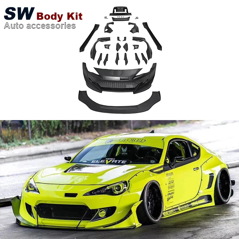 

Rocket Bunny V3 Style Wide Body Performance Kit For Toyota GT86 ZN6 ZD6 BRZ FR-S Upgrade Bumper Auto Parts Auto Parts