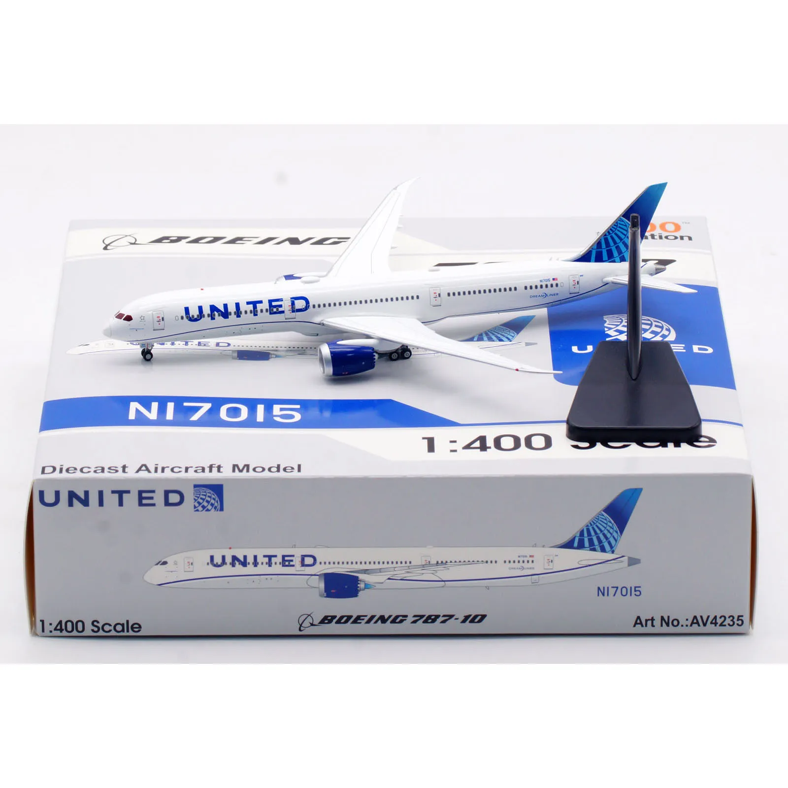 

AV4235 Alloy Collectible Plane Gift Aviation 1:400 United Airlines "SkyTeam" Boeing B787-10 Diecast Aircraft Jet Model N17015