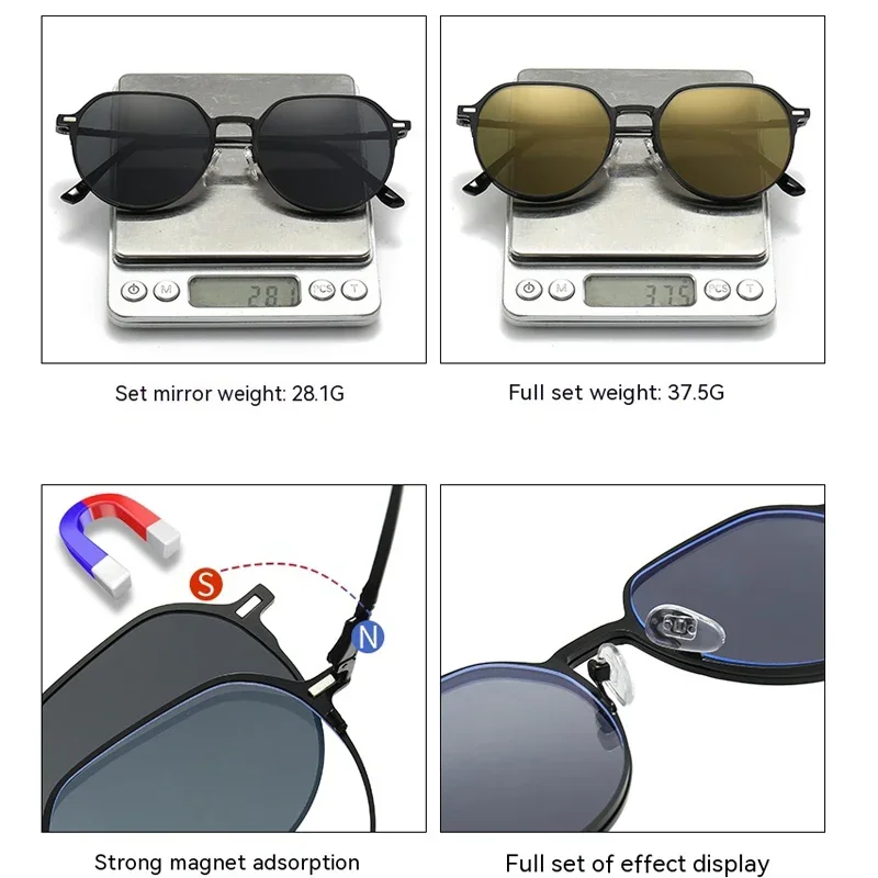 occhiali-da-sole-magnetici-polarizzati-xuka-3-in-1-per-miopia-montatura-ottica-fotocromatica-per-uomo-e-donna-da-050-a-10