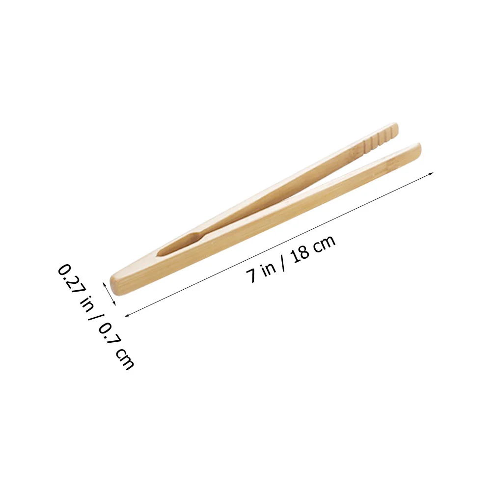 4 Pcs Bamboo Montessori Tweezers Child Toys for Toddlers Giant Tongs Kids Wood Fine Motor