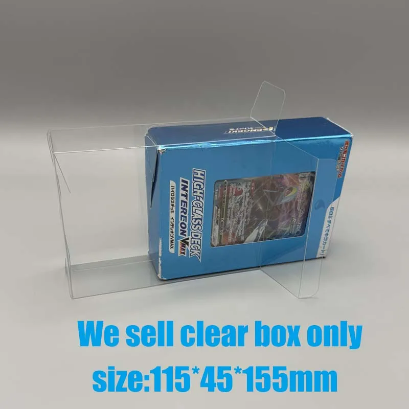 10 шт. для Poke-mon TCG Inteleon Gengar VMAX, готовый защитный чехол DeckClear, пылезащитный чехол для хранения