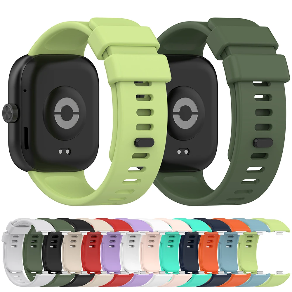 Silicone Strap For Redmi Watch 4 Smart Watch Bracelet Replacement Correa For Xiaomi Mi Band 8 Pro Watch 4 WristBand Accessories