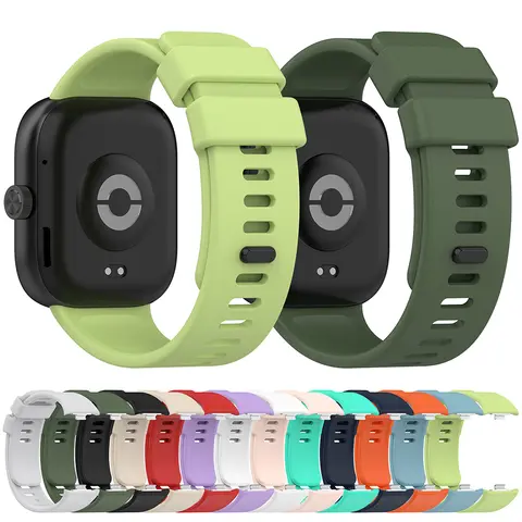 Silicone Strap For Xiaomi Redmi Watch 4 Smart Watch Bracelet Replacement Correa For Xiaomi Mi Band 8 Pro WristBand Accessories