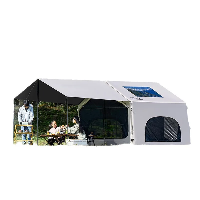 CX Outdoor Inflatable Tent Travel Portable Oxford Cloth Inflatable Quick Open Tent