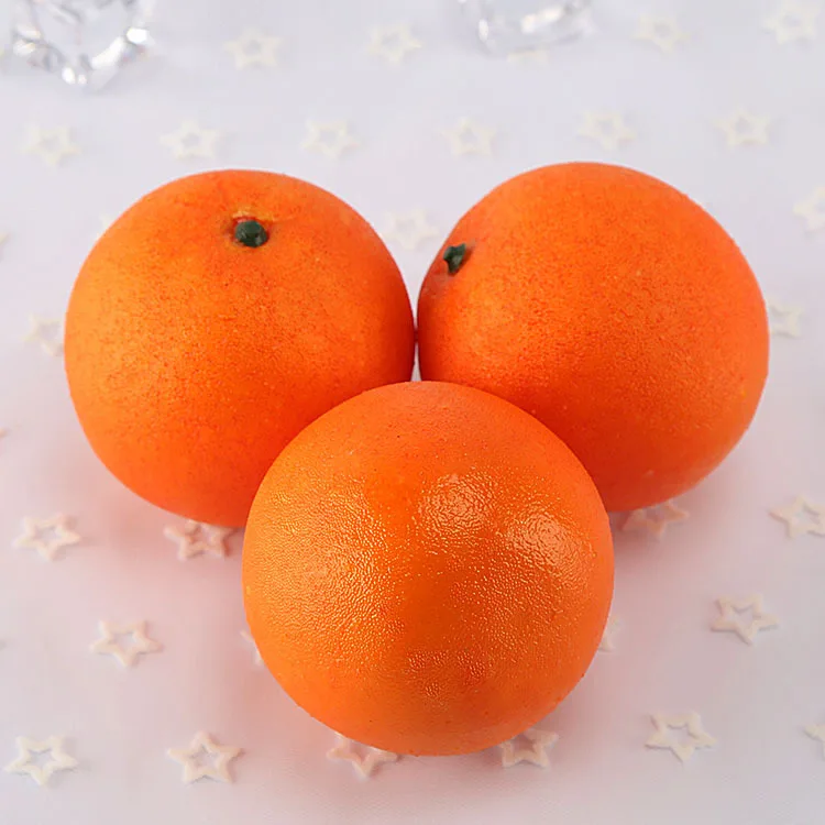 7.5x8cm 5PCS Artificial Oranges Home Decoration Artificial Fruits Festive & Party Supplies Simulation Ornament Photography Props