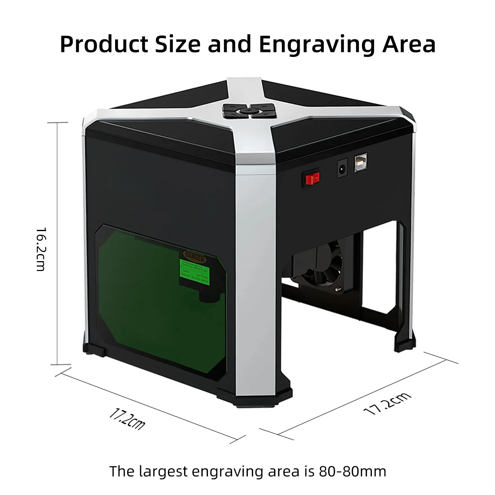 Hlongda Laser Engraver Wainlux K6 Laser Cutter Woodworking Machines Plastic 3000mw with Bluetooth Mini Engraving Machine