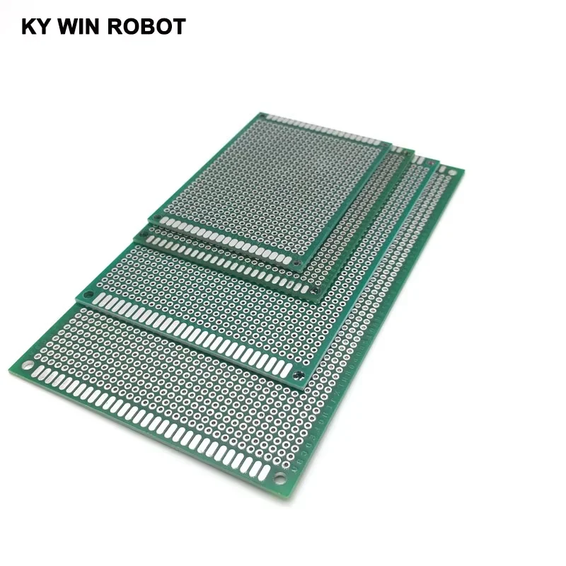 

4 pcs 6x8 7x9 8x12 9x15 cm double sided Copper prototype pcb Universal Board Protoboard For Arduino
