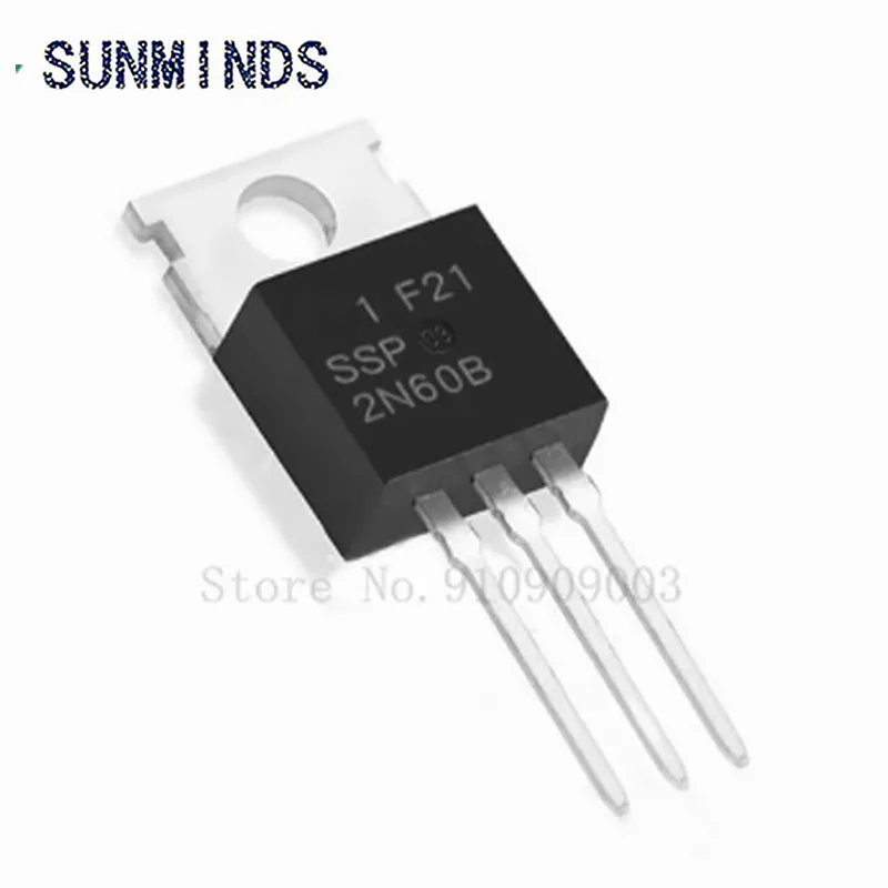 

10 шт. SSP2N60B TO-220 SSP2N60 TO220 2N60B 2N60 TO-220